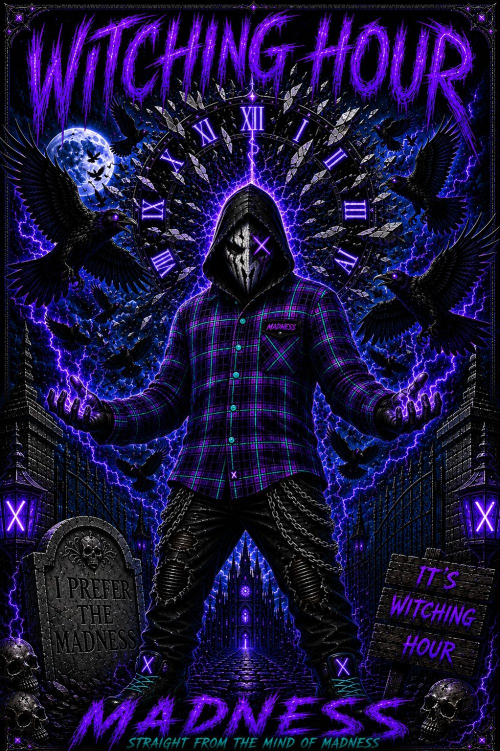 Witching Hour flannel shirt detail view 2