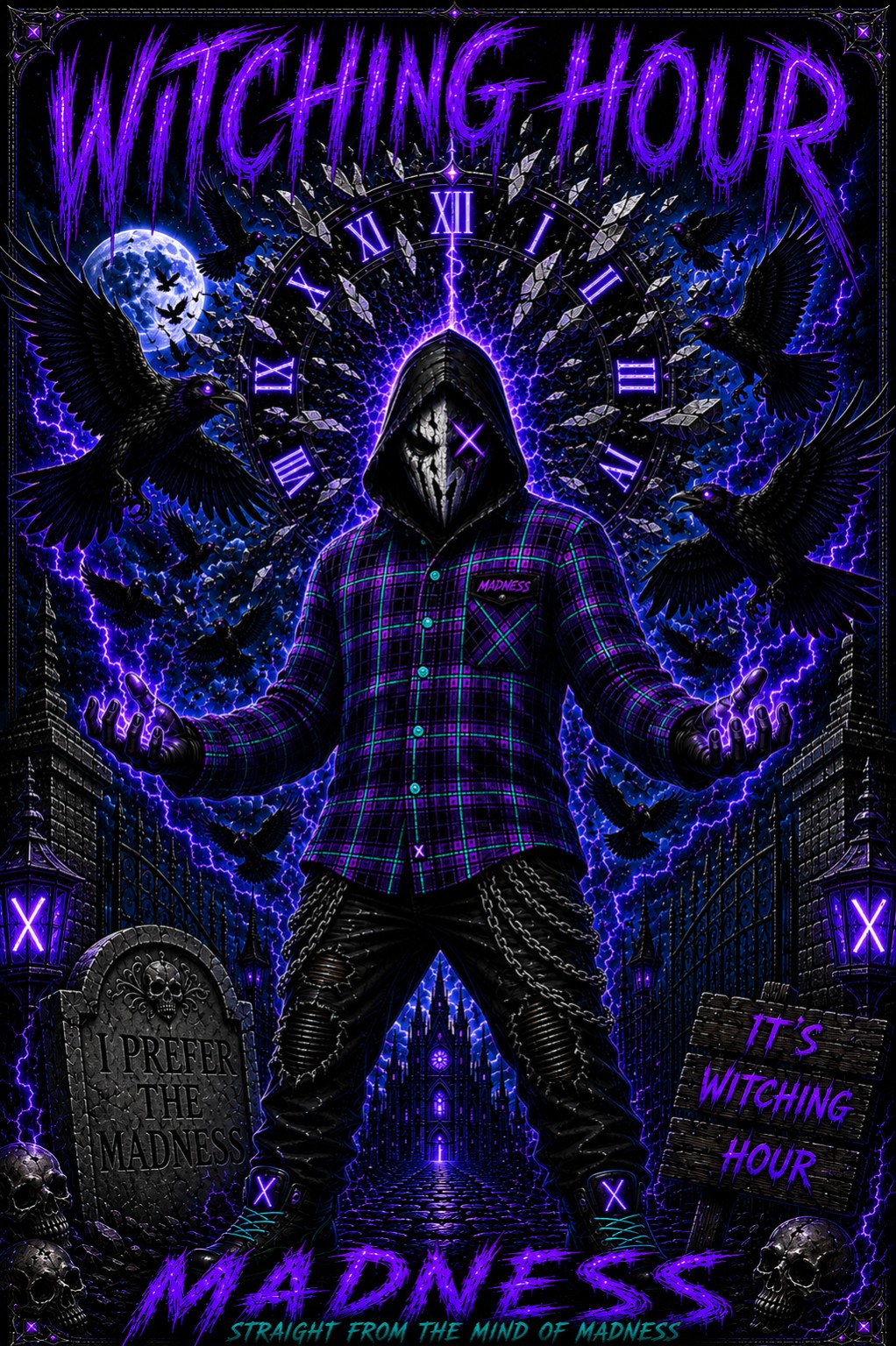Witching Hour flannel shirt detail view 2